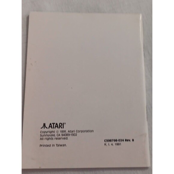 Lynx By Atari Console Original User Instruction Manual - Picture 2 of 2